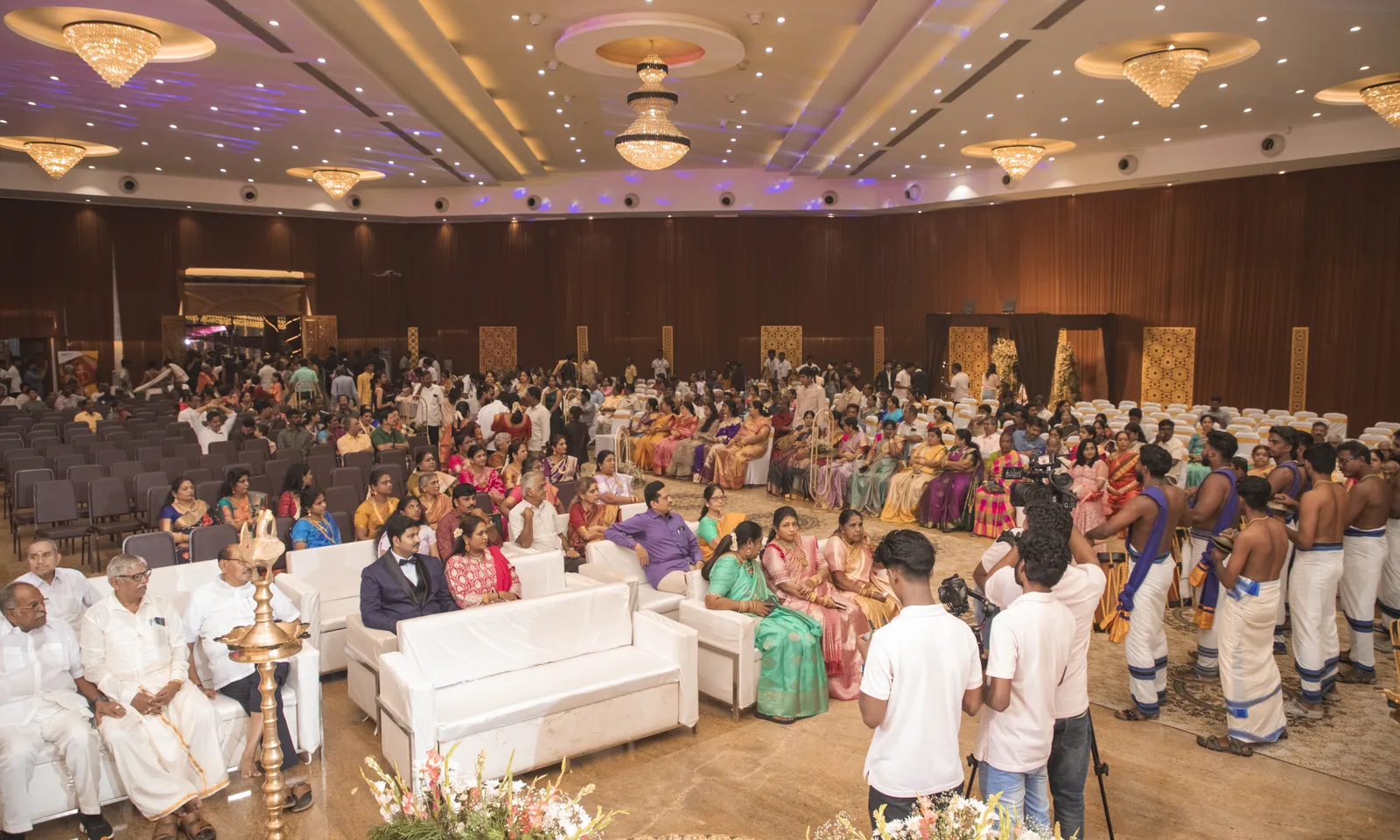 A full hall at a Nigal Events programme in Trichy